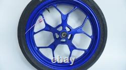 15-18 YAMAHA YZF R3 FRONT WHEEL BACK TIRE Small bend Repairable 284250 OEM