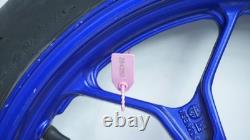 15-18 YAMAHA YZF R3 FRONT WHEEL BACK TIRE Small bend Repairable 284250 OEM