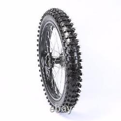 15mm 70/100-17 90/100-14 Front+Rear Wheel Rim Tire for CR85 CRF50 Coolster YZ KX