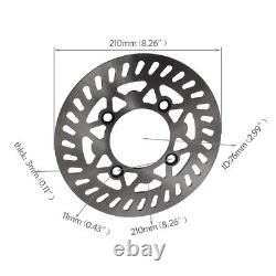 15mm Front Wheel 60/100-14 Rear 80/100-12 Tire Rim Rotor Pit Bike 50/70/110cc