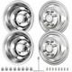 16 8-Lug Wheel Simulators Stainless Steel withBolt Kit Fits E350/E450 1992-2021