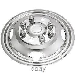 16 8-Lug Wheel Simulators Stainless Steel withBolt Kit Fits E350/E450 1992-2021