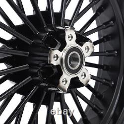 16x3.5 Fat Spoke Wheels for Harley Softail Slim FLSL 2012-2021 Gloss Black