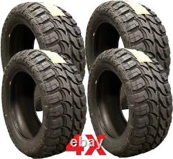 17 Black Wheels Rims Tires 33 12.50 33x12.50r17 Mud Mt Fuel Method