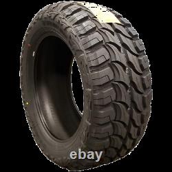 17 Black Wheels Rims Tires 33 12.50 33x12.50r17 Mud Mt Fuel Method