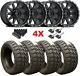 17 Black Wheels Rims Tires 33 12.50 33x12.50r17 Mud Mt Method Fuel Mr304