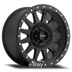 17 Black Wheels Rims Tires 33 12.50 33x12.50r17 Mud Mt Method Fuel Mr304