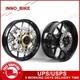 17 Gloss Black Front Rear Wheels Rims Brake Rotors For Honda CBR600RR 2007-2017