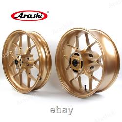 17'' Gold Front Rear Wheel Rim For Honda CBR600RR 2007-2022 2010 2011 2012 2013