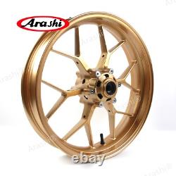 17'' Gold Front Rear Wheel Rim For Honda CBR600RR 2007-2022 2010 2011 2012 2013