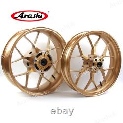 17'' Gold Front Rear Wheel Rim For Honda CBR600RR 2007-2022 2010 2011 2012 2013