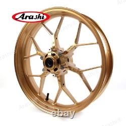 17'' Gold Front Rear Wheel Rim For Honda CBR600RR 2007-2022 2010 2011 2012 2013