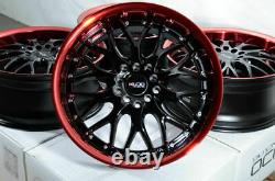 17 Wheels Honda Accord Civic MX-5 Miata Impreza Camry Corolla Black Red Rims
