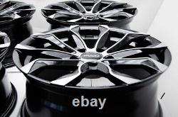 17x7.5 Wheels Rims Black Polish 5x120 BMW 230 323 325 328 330 335 428 X1 X2 X3