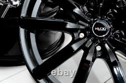 18 Black Wheels Rims Subaru Impreza Wrx Tribeca Honda Civic Accord Sienna Rav4