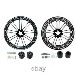18'' Front Rear Wheel Rim Dual Disc Hubs Fit For Harley Electra Glide 2009-2023