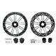 18'' Front Rear Wheel Rim Dual Disc Hubs Fit For Harley Electra Glide 2009-2023