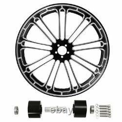 18'' Front Rear Wheel Rim Dual Disc Hubs Fit For Harley Electra Glide 2009-2023