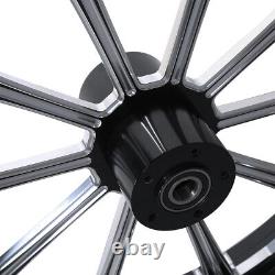 18 Front & Rear Wheel Rim Single Disc Hub Fit For Harley Electra Glide 08-22 US