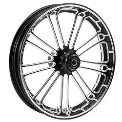 18 Front & Rear Wheel Rim & Single Hub Fit For Harley Touring Road Glide 08-Up