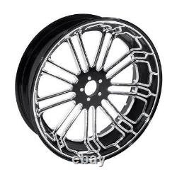 18 Front & Rear Wheel Rim & Single Hub Fit For Harley Touring Road Glide 08-Up