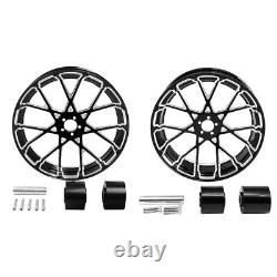 18 Front & Rear Wheel Rim with Hub Fit For Harley Touring Models 2009-2023 23 22