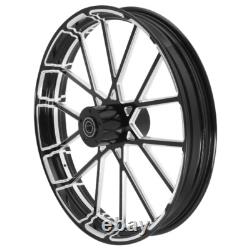 18 Front & Rear Wheel Rim with Hub Fit For Harley Touring Models 2009-2023 23 22