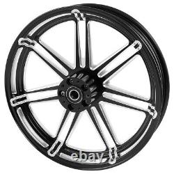 18 Front Wheel Rear Wheel Rim Dual Disc Hub Fit For Harley Street Glide 09-23
