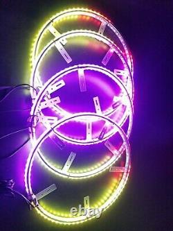 18 Inch RGB Wheel Lights for SUV Truck Sport Cars with 20 inch Wheels or Larger