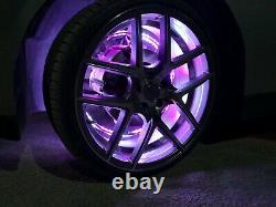 18 Inch RGB Wheel Lights for SUV Truck Sport Cars with 20 inch Wheels or Larger