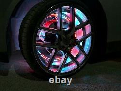 18 Inch RGB Wheel Lights for SUV Truck Sport Cars with 20 inch Wheels or Larger