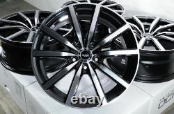 18 Wheels Fit Maxima Altima Juke Sentra Camry Corolla Accord Civic Black Rims
