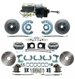 1964-66 Ford Mustang Front & Rear Power Disc Brake Conversion, 4 wheel Disc Kit