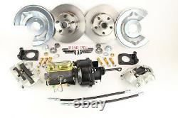 1964-66 Ford Mustang Front & Rear Power Disc Brake Conversion, 4 wheel Disc Kit