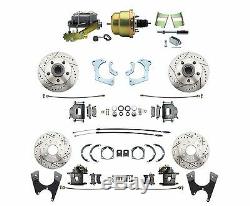 1965-68 Chevy Impala High Performance 4 Wheel Disc Brake Power Zinc Conversion