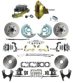 1967-72 Chevelle Standard 4 Wheel Power Disc Brake Conversion Kit, 11 Booster