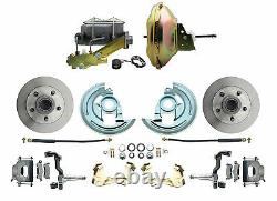 1967-72 Chevelle Standard 4 Wheel Power Disc Brake Conversion Kit, 11 Booster