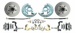 1967-72 Chevelle Standard 4 Wheel Power Disc Brake Conversion Kit, 11 Booster