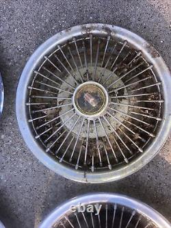 1967 Oldsmobile Oldsmobile Cutlass 14 Hubcaps Wire Wheel (5)