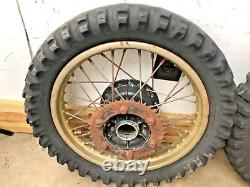 1981 Honda XR80 Wheel Set