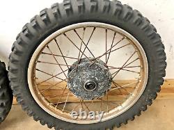 1981 Honda XR80 Wheel Set