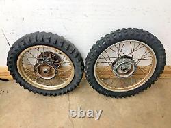 1981 Honda XR80 Wheel Set