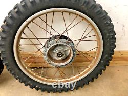 1981 Honda XR80 Wheel Set