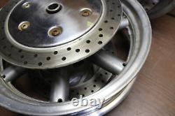 1999-2004 Yamaha Royal Star Venture Front & Rear Rim Wheel Set Pair With Rotors
