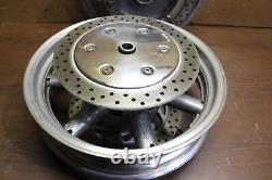 1999-2004 Yamaha Royal Star Venture Front & Rear Rim Wheel Set Pair With Rotors