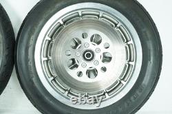 1999 Harley Sportster XL883 Hugger OEM Front & Rear Wheel Rim Tire 19 16