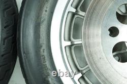 1999 Harley Sportster XL883 Hugger OEM Front & Rear Wheel Rim Tire 19 16