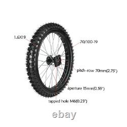 19 16 Front 70/100-19 Rear 90/100-16 Tire Wheel Rim Disc 150cc XR100 off Road