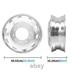 19.5 x 6 Wheel Rim for Dodge Ram 4500/ 5500 10 Lug Polished 763297 Front/Rear 19.5 x 6 Wheel Rim for Dodge Ram 4500/ 5500 10 Lug Polished 763297 Front/Rear