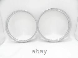 19 Front And Rear Steel Wheel Rim Pair For 40 Spokes Fits Royal Enfield